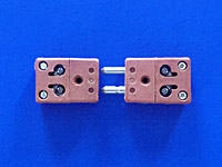 high temperature jab in style thermocouple connector 2 pole